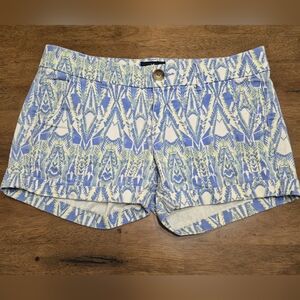 American Eagle Midi Stretch Pattern Shorts Size 4